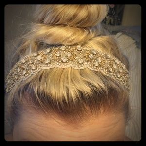 Bead and Stone Headband